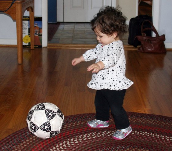 Chasing the ball